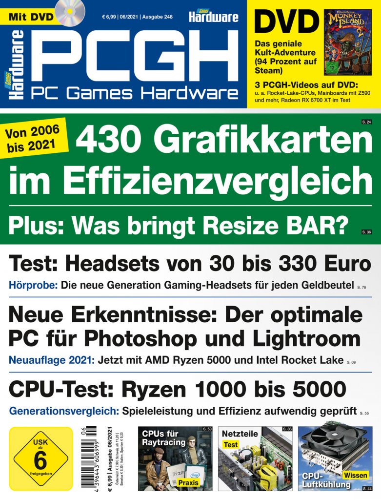 [29/04/2021] PCGH 06/2021 (#248): Cover DVD