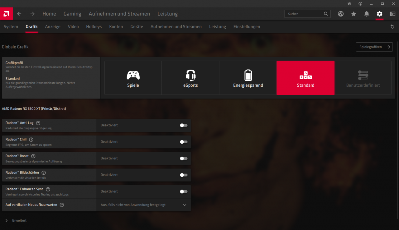 Radeon Software Adrenalin 2021 Full Installation - Grafik