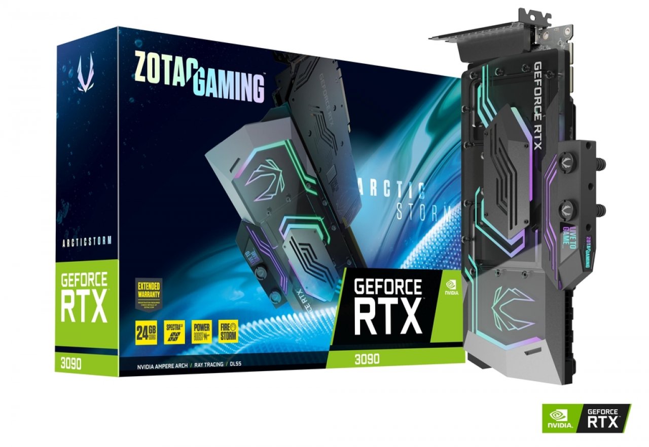 [29/04/2021] Zotac Artic Storm: Geforce RTX 3090 mit Wasserkühler (1)