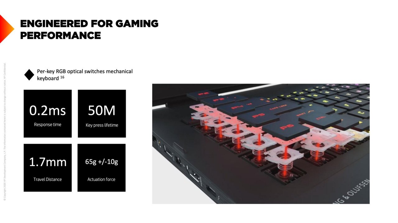 [21/05/2021] HP Omen 17 Model 2021 mechanische Tastatur