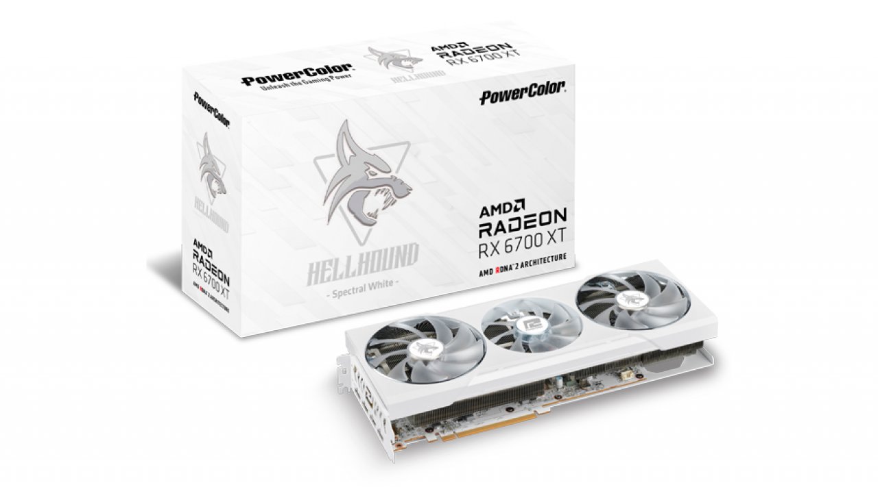 [06/05/2021] Powercolor Radeon RX 6700 XT Hellhound Spectral White (1)