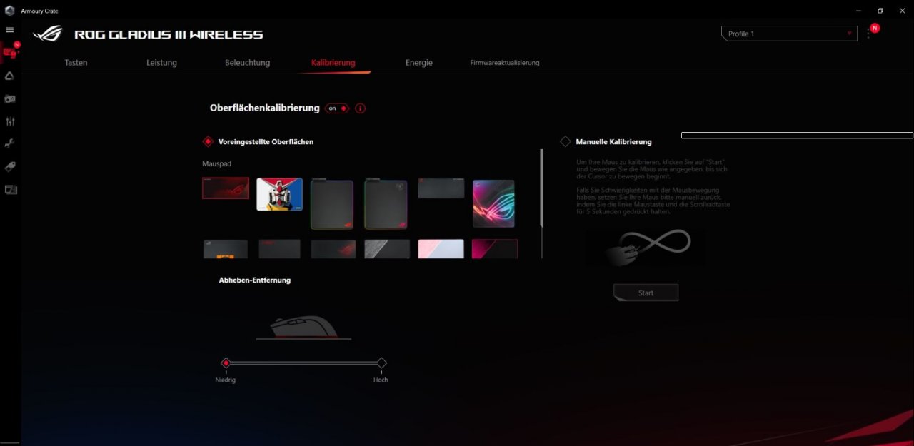 [14/05/2021] Asus ROG Gladius III Wireless:&nbsp;Die dritte Generation der beliebten Spielermaus mit tauschbaren Tastenschaltern im Test (27)
