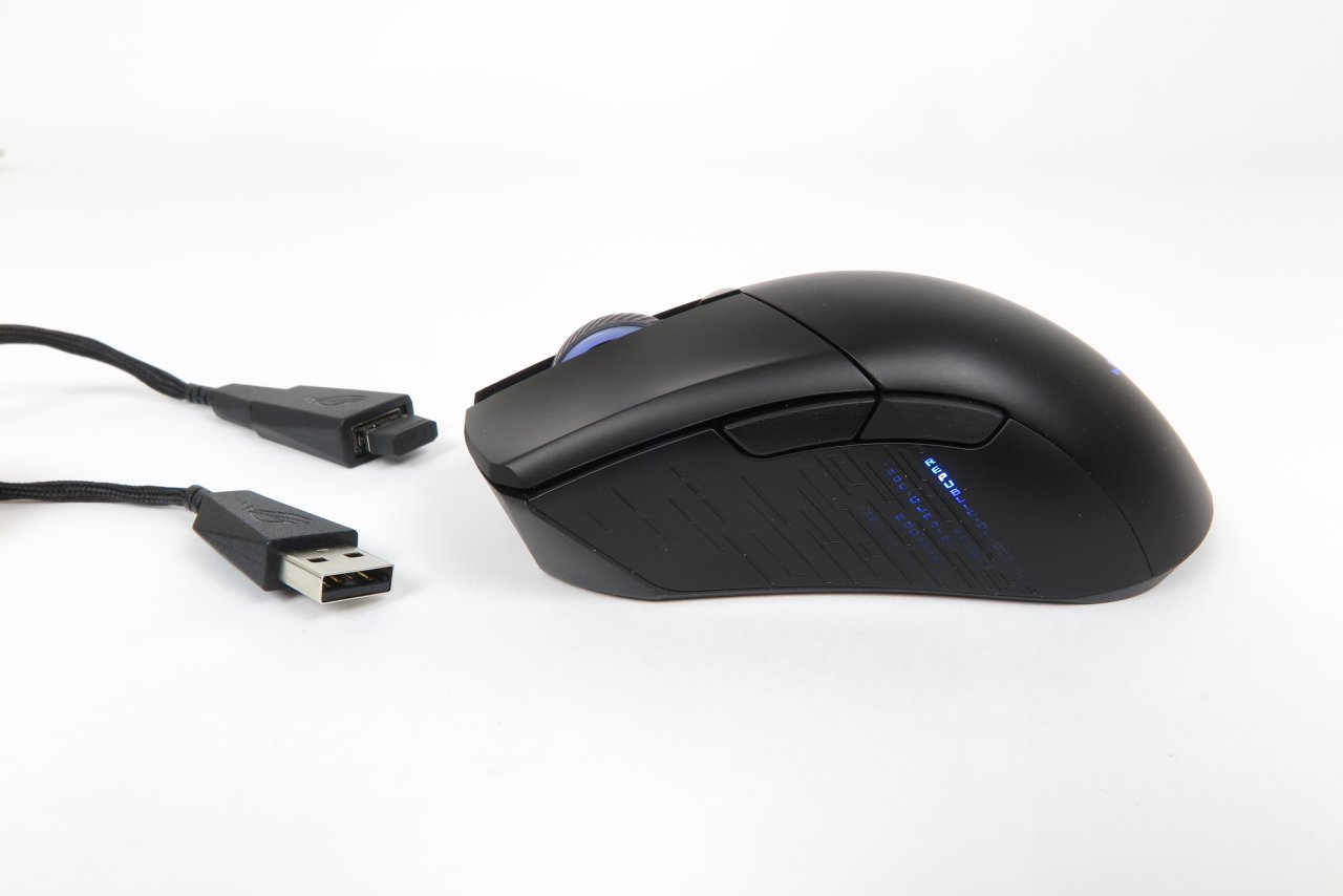 [13/05/2021] Asus ROG Gladius III Wireless:&nbsp;Die dritte Generation der beliebten Spielermaus mit tauschbaren Tastenschaltern im Test (5)