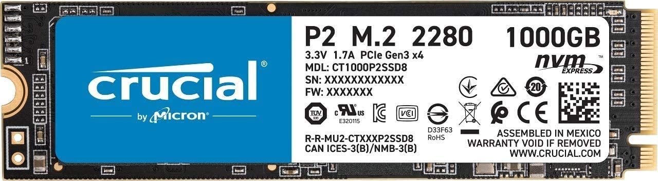 [22/06/2021] Crucial P2 1TB*