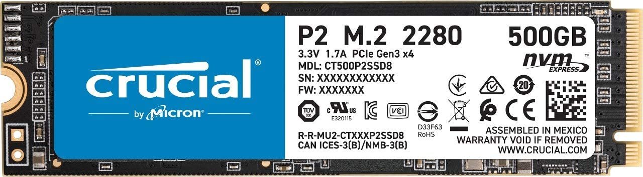 [22/06/2021] Crucial P2 500GB*