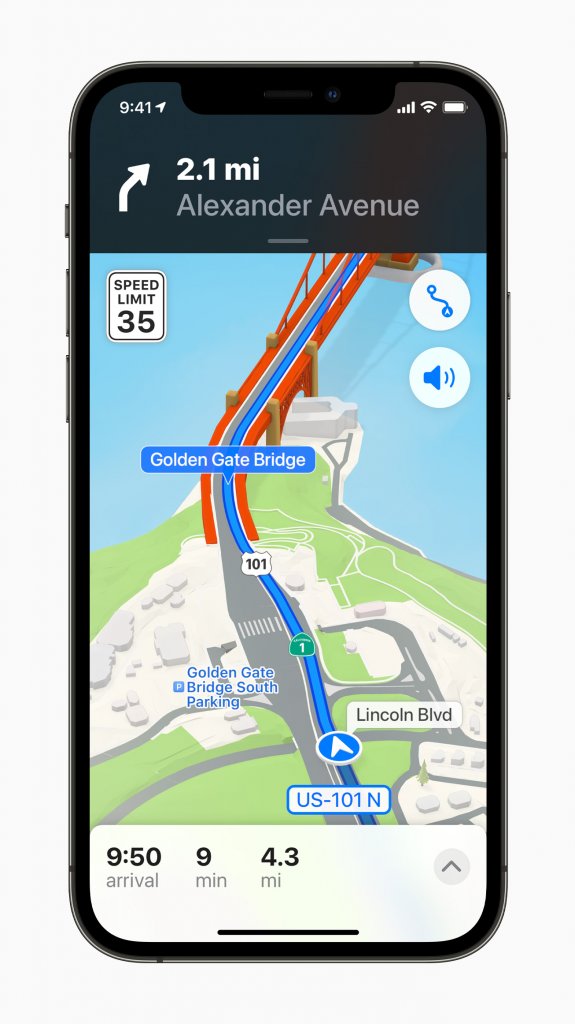 [08/06/2021] Apple iPhone12Pro iOS15 maps navigation 060721