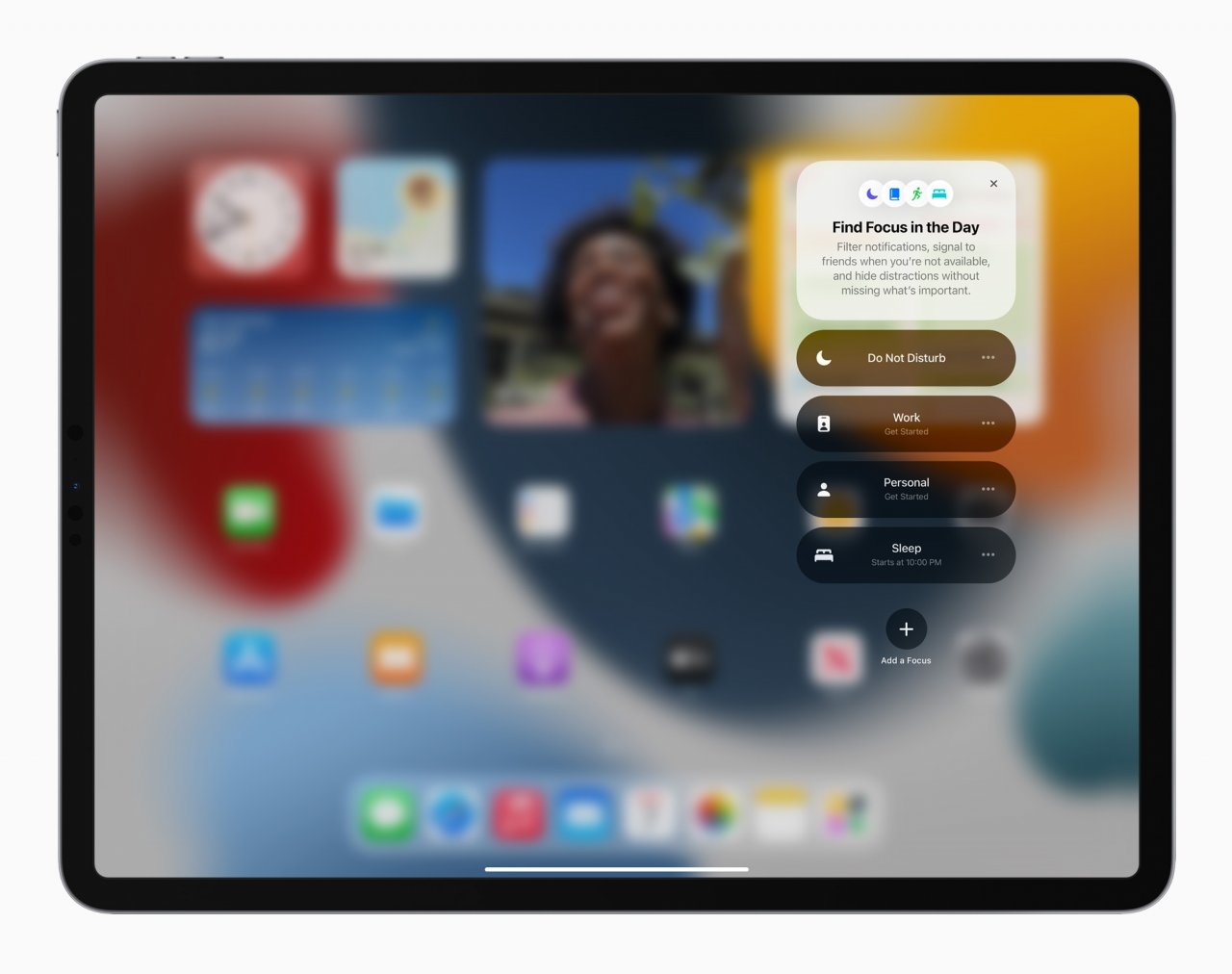 [08/06/2021] Apple iPadPro iPadOS15 springboard focus 060721