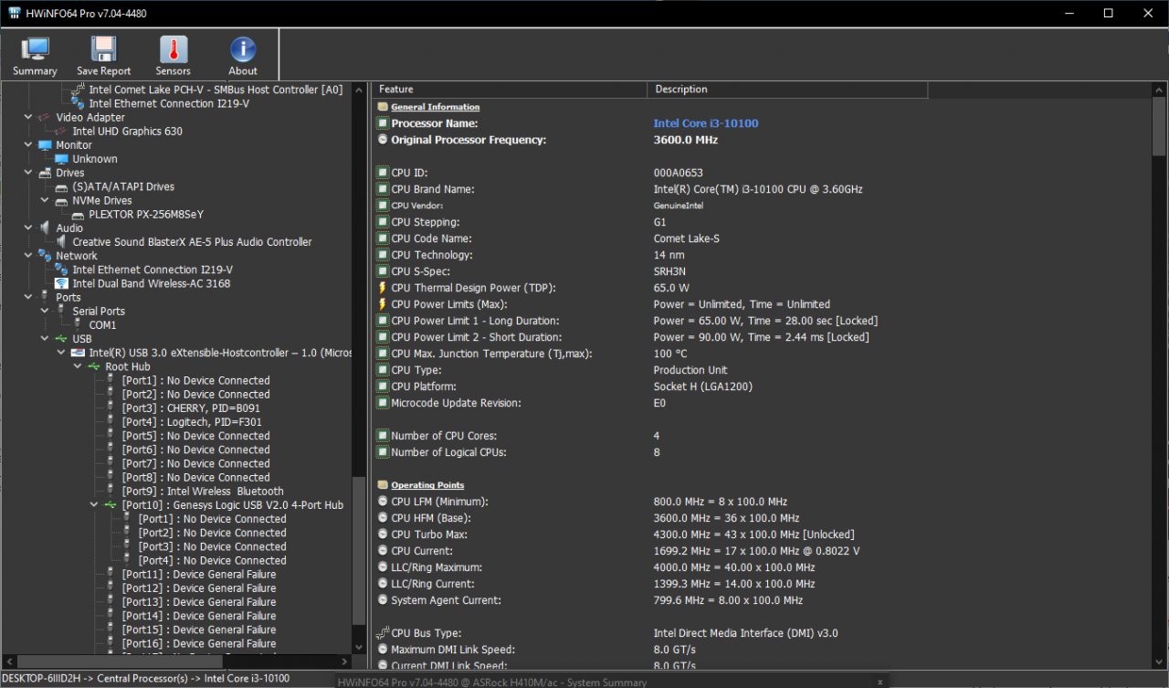 [25/06/2021] HWINFO_9 (Hardware-Report)