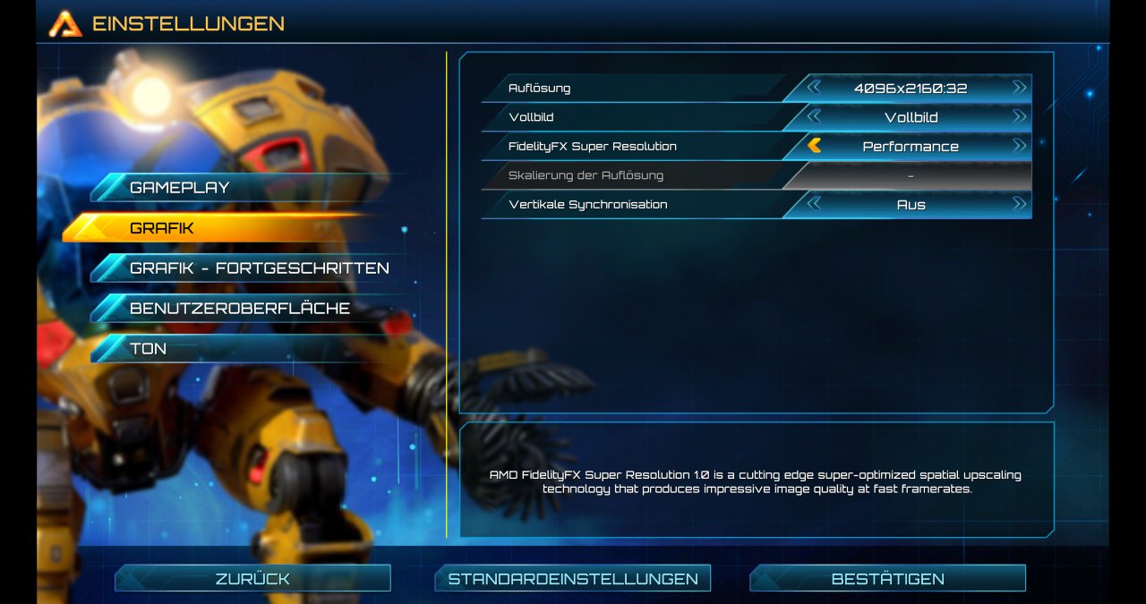 [20/06/2021] The Riftbreaker FidelityFX Super Resolution FSR Options
