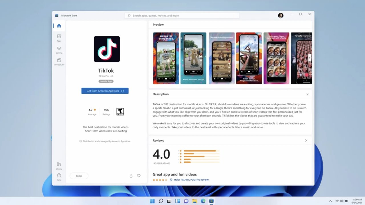 [24/06/2021] Windows 11: Android-Apps kommen erst 2022 (2)