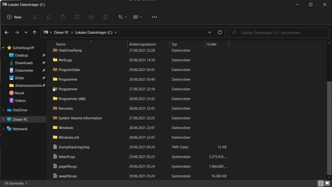 [29/06/2021] Windows 11 Datei Explorer Insider Build 22000.51