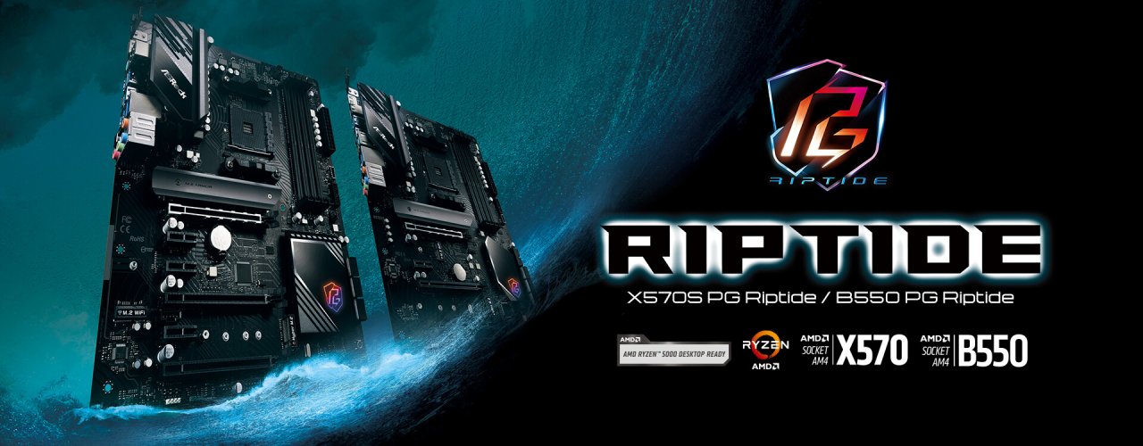 [01/06/2021] ASRock: X570S PG und B550 PG Riptide Motherboards angekündigt (1)
