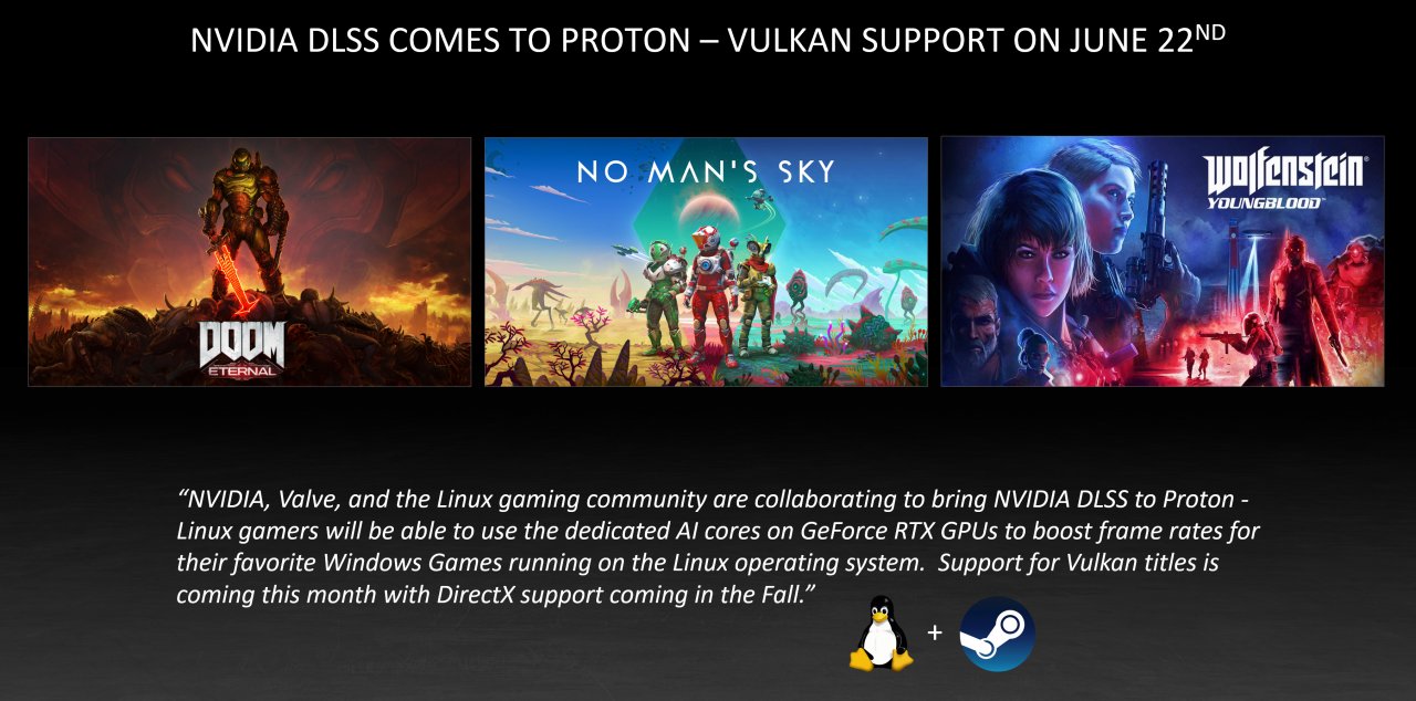 [22/06/2021] Nvidias DLSS-Unterstüzung betrifft nun schon über 55 Spiele, diverse Spiele-Engines sowie Vulkan-API-Spiele über Proton für Linux-Nutzer. (2)