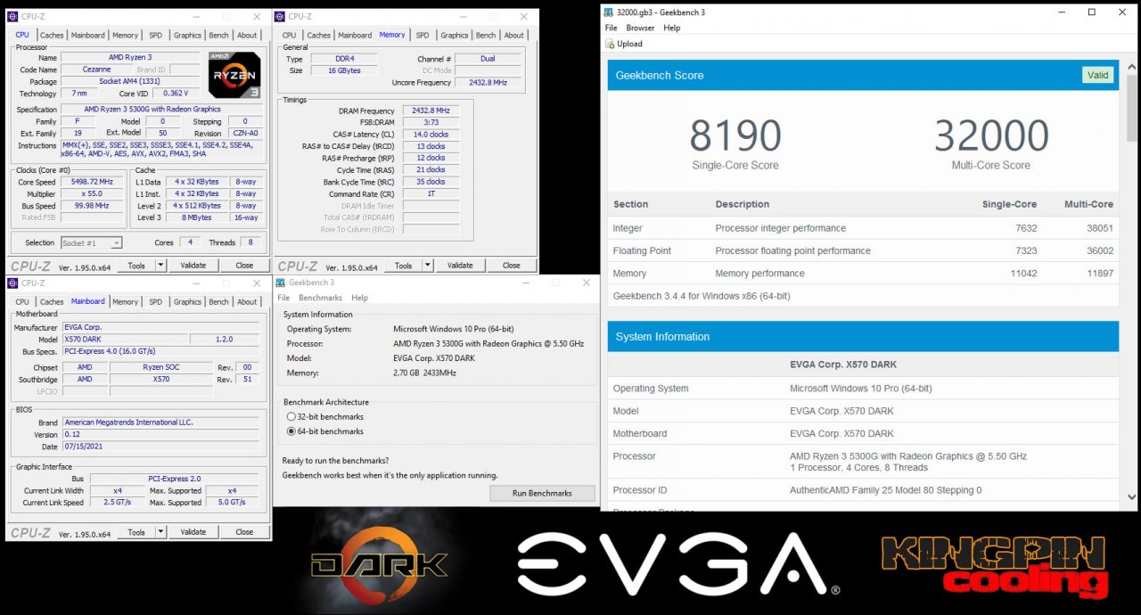 [22/07/2021] 2.433 MHz FCLK mit Ryzen 3 5300G