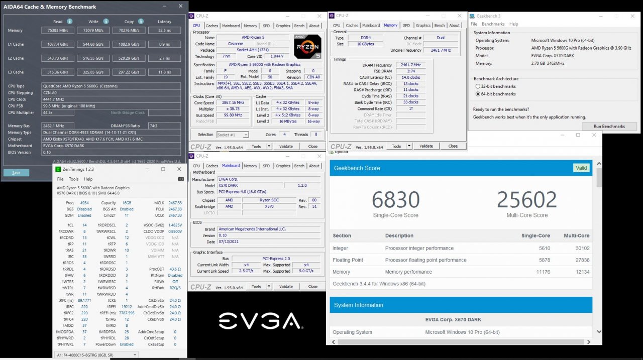 [22/07/2021] 2.466 MHz FCLK mit Ryzen 5 5600G