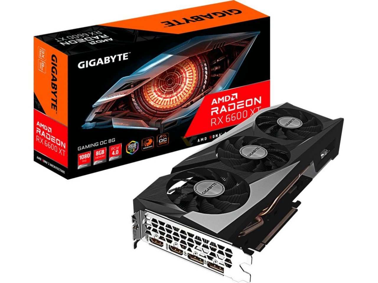[30/07/2021] GIGABYTE Radeon RX 6600 XT 8GB GAMING OC