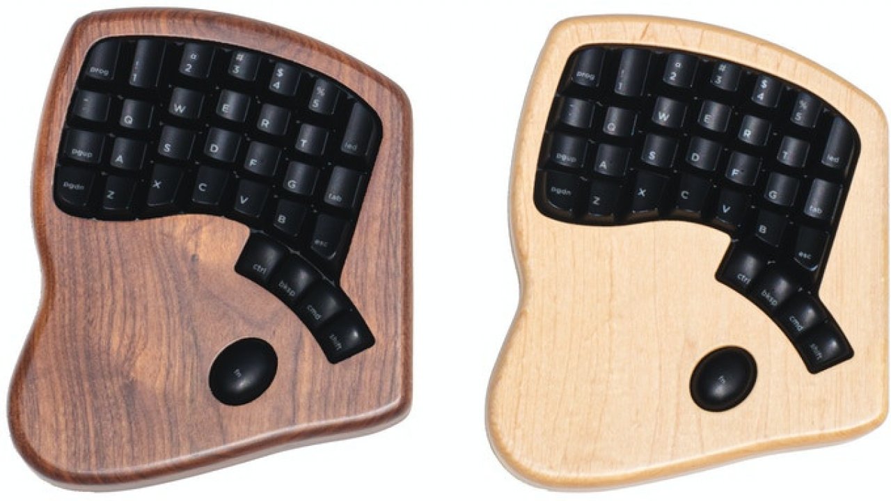 [07/07/2021] Keyboardio finanziert derzeit über eine Kickstarter-Kampagne ihre neuste ergonomische Holztastatur 