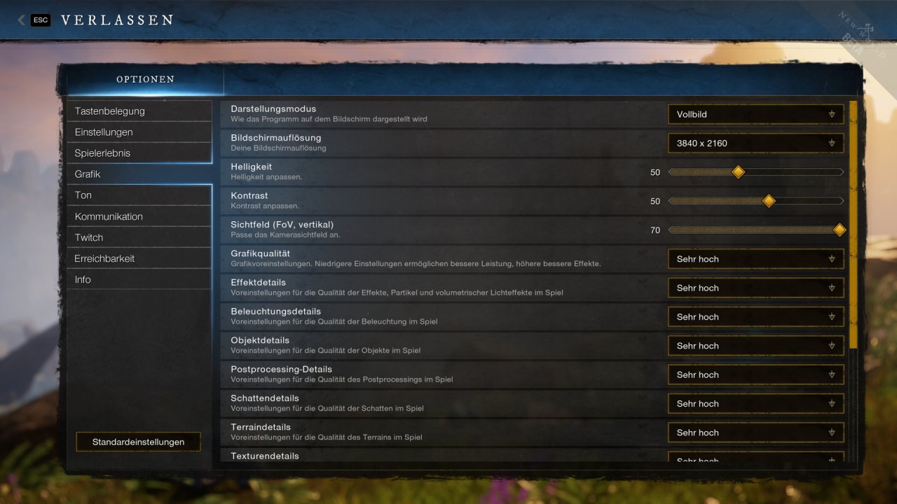 [28/07/2021] New World Closed Beta - Menü - Grafik (1)
