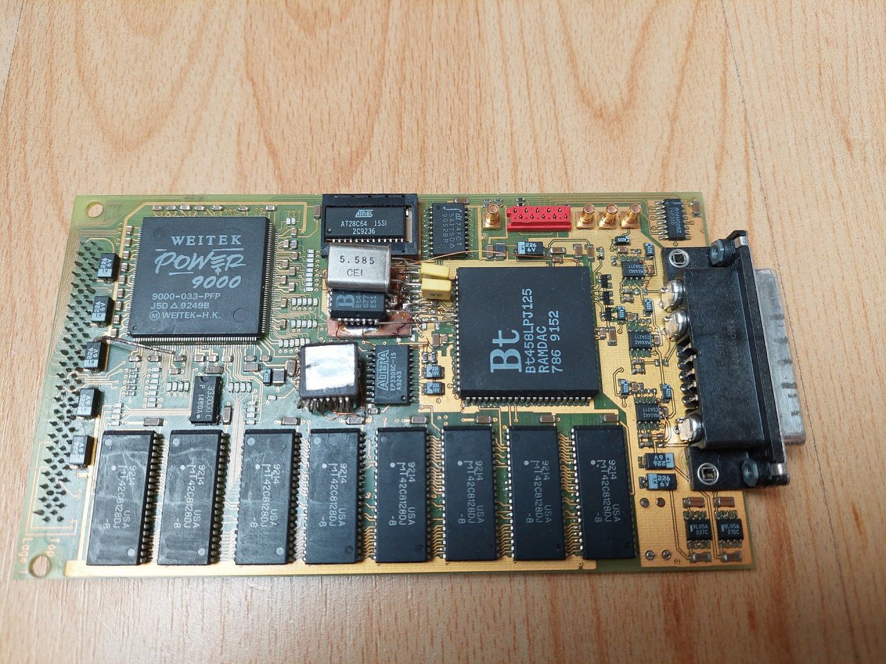 [30/07/2021] Update vom 01.08.2021: Laborkarte von Videotroniks mit Weitek Power 9000