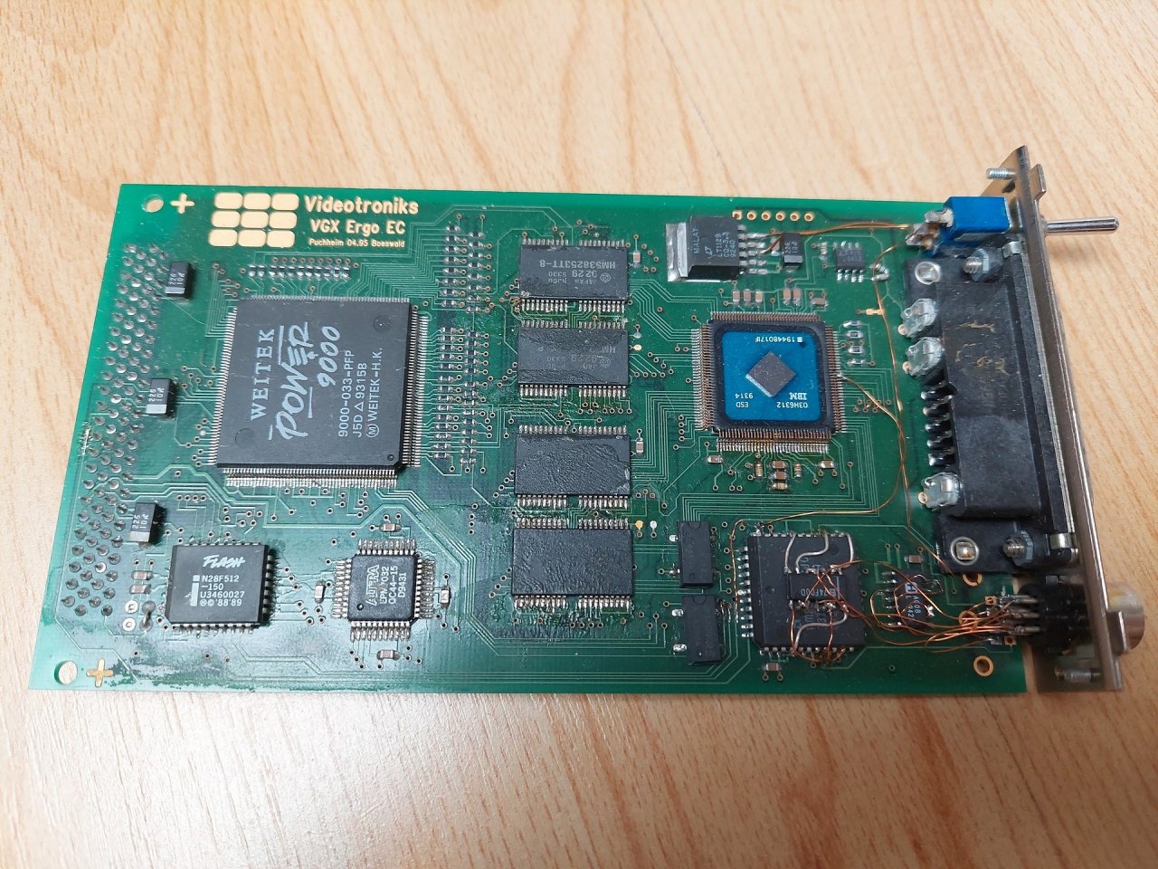 [30/07/2021] Update vom 01.08.2021: Laborkarte von Videotroniks mit Weitek Power 9000
