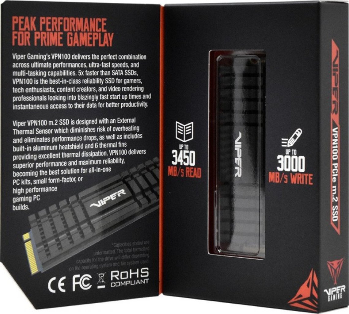[06/07/2021] Patriot Viper-SSD mit weniger Cache als beworben im Umlauf