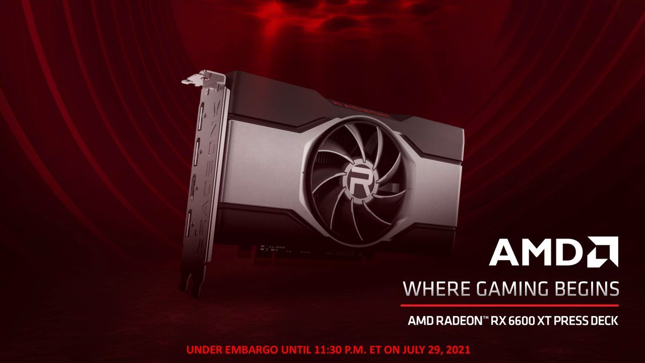 [30/07/2021] RX 6600 XT: AMD-Präsentation (1)