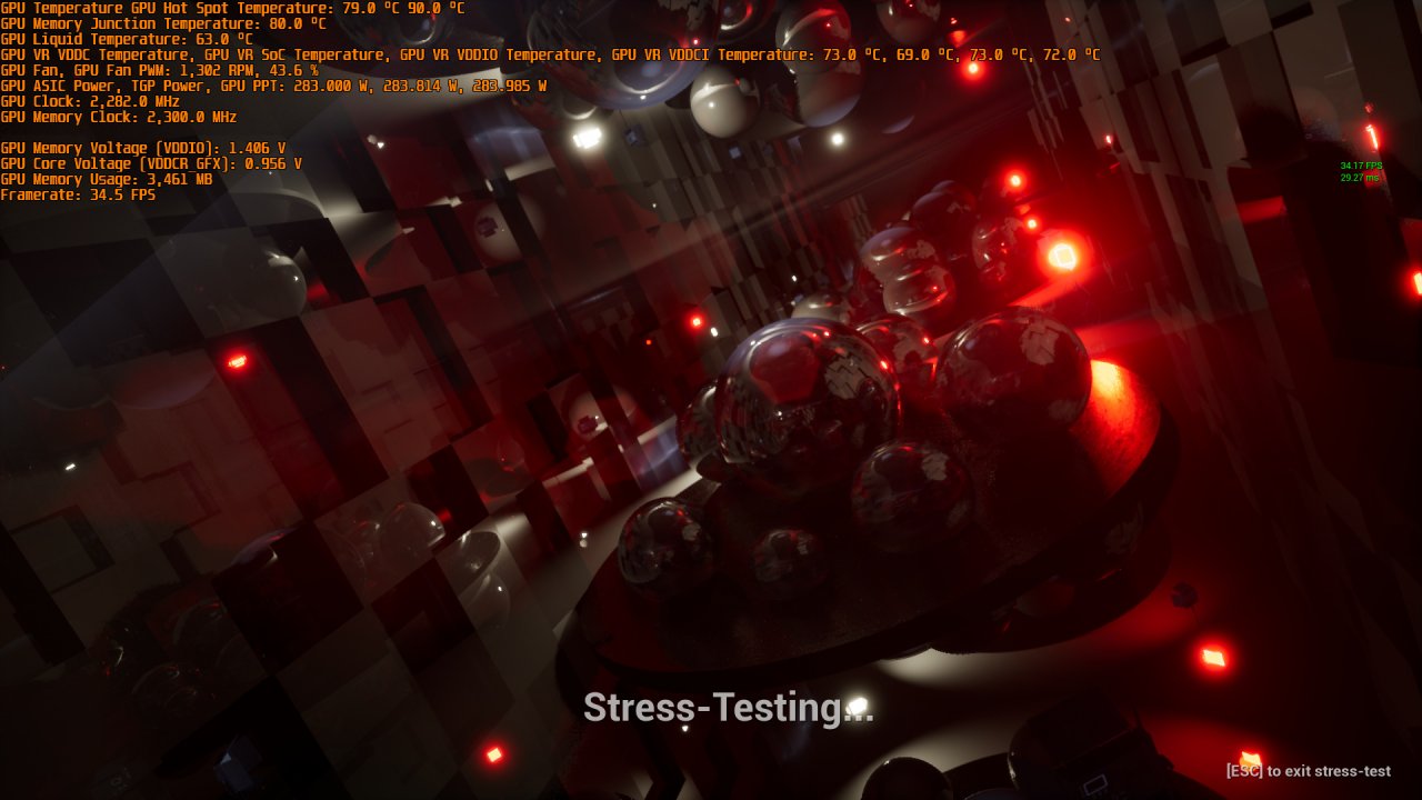 [15/07/2021] Radeon RX 6900 XT LC Hotspot Fluid Temperature