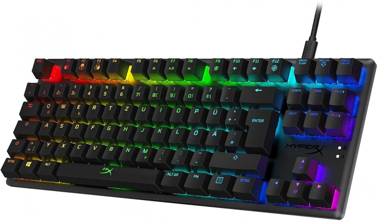 [13/07/2021] Die Alloy-Origins-Core-Gaming-Tastatur von HyperX ist ab sofort mit deutschem Layout bei Amazon erhältlich. (5)