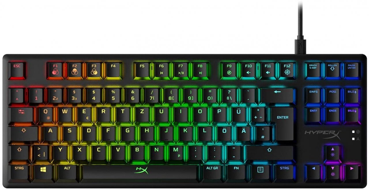 [13/07/2021] Die Alloy-Origins-Core-Gaming-Tastatur von HyperX ist ab sofort mit deutschem Layout bei Amazon erhältlich. (3)