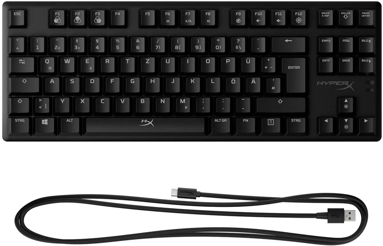 [13/07/2021] Die Alloy-Origins-Core-Gaming-Tastatur von HyperX ist ab sofort mit deutschem Layout bei Amazon erhältlich. (4)