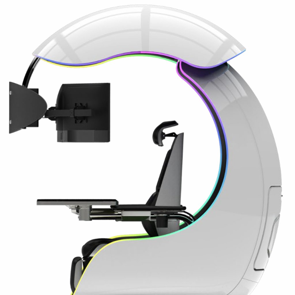 [12/07/2021] Cooler Master stellt auf ihrer Webseite einen neuen Gaming-Stuhl in Form einer Workstation vor, die an den Thronos von Acer erinnert. (5)