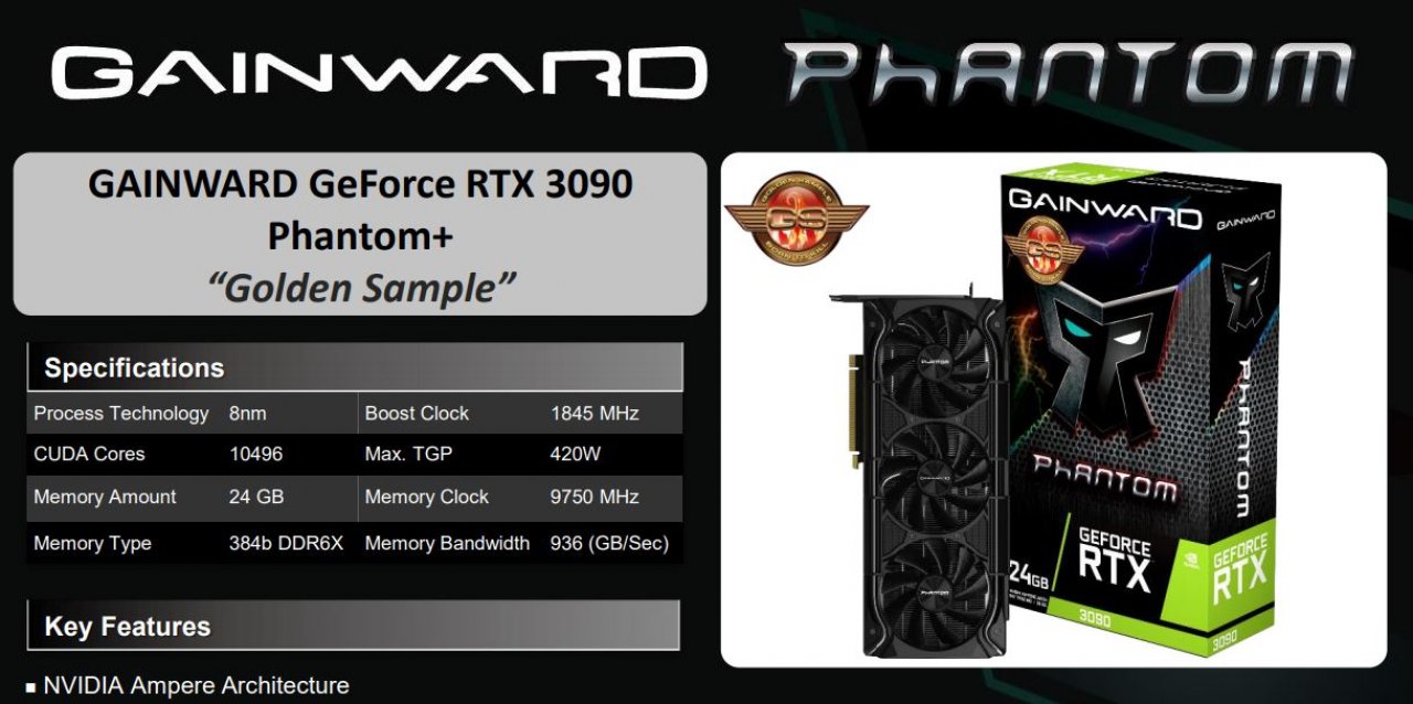 [16/08/2021] Specs zur Phantom+-Geforce-RTX-3090 (