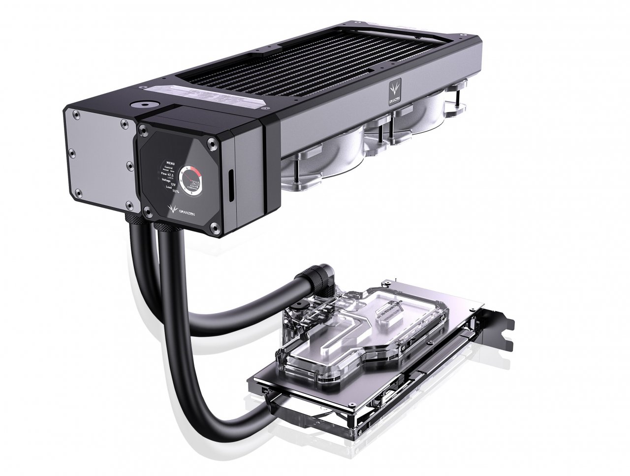 [06/08/2021] Für Geforce RTX 3090 und 3080: Erweiterbarer AiO-Kühler mit austauschbarem Wasserkühler (5)