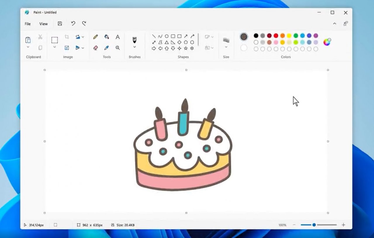 [19/08/2021] Microsoft Paint - Windows 11