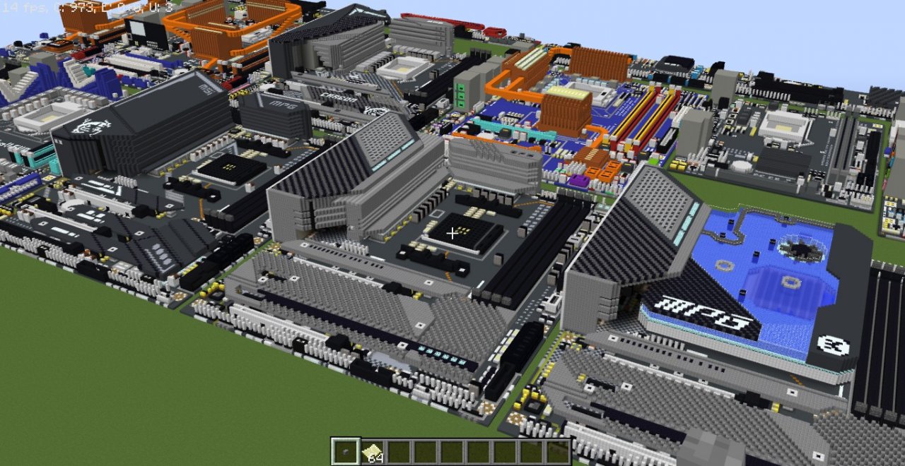 [24/08/2021] Mainboards in Minecraft: Reddit-Nutzer baut zahlreiche Intel- und AMD-Platinen nach