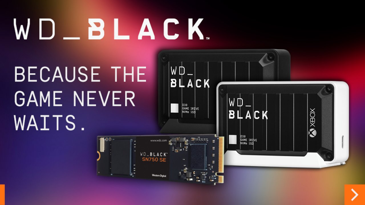 [18/08/2021] WD_BLACK: ​Hochleistungs-SSDs für die Next-Gen Konsolen und Spitzenleistung ohne DRAM-Cache