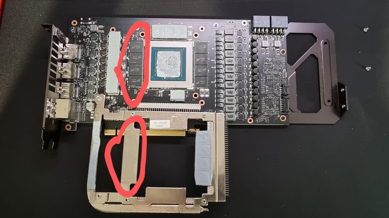 [12/09/2021] Geforce RTX 3080 (Ti): Weitere Nutzer berichten von Überhitzung durch fehlende Wärmeleitpads