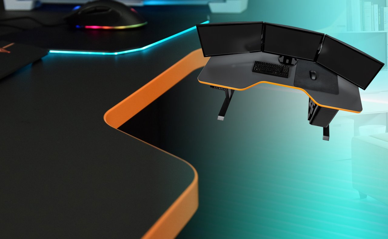 [13/09/2021] Leetdesk Gaming-Tisch im Video: Ergonomischer Sitz-/Stehschreibtisch für Gamer im Test
