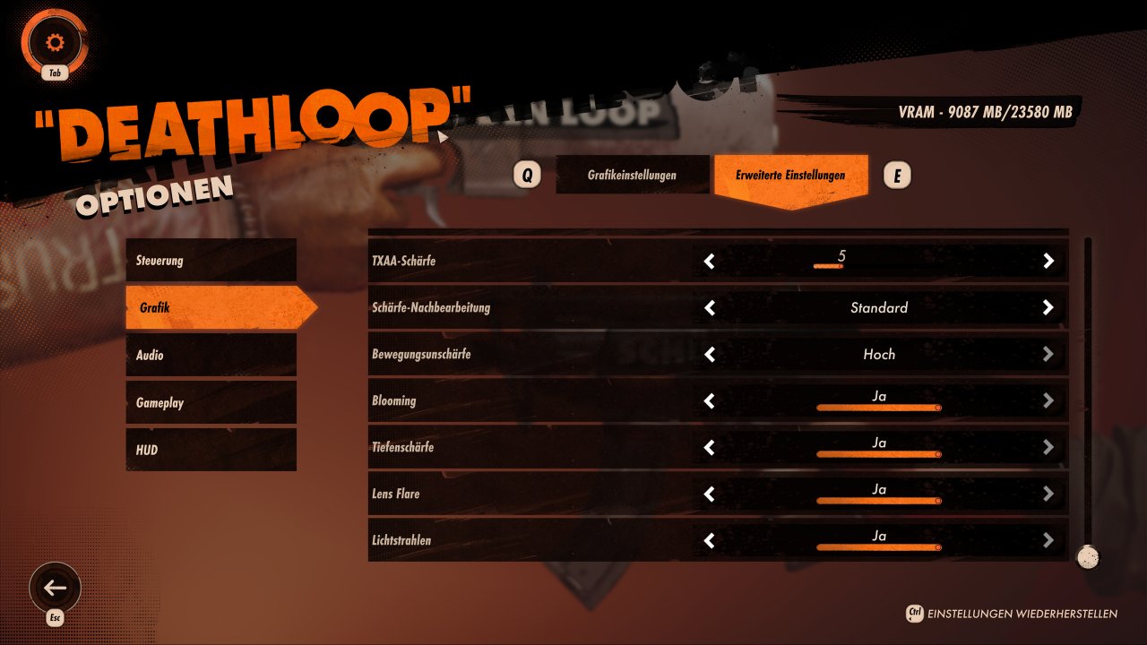 Deathloop PC Erweiterte Grafikeinstellungen 3