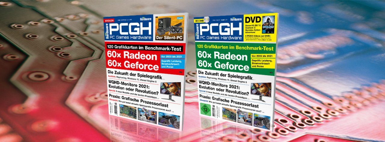 [28/09/2021] PCGH-Ausgabe 11/2021 (#253) liefert unter anderem: 120 Grafikkarten im Bench-Parkour, ein Ausblick auf die Zukunft der Grafik, grafische Prozessorlast und jeweils 9 Ableger-Tests bei Headsets, Gaming-Mäusen und WQHD-Monitoren u.v.m.
