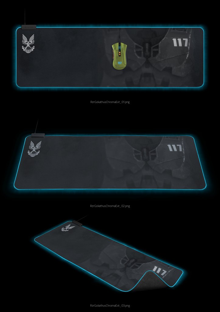 [08/09/2021] Mauspad Razer Goliathus Extended Chroma im Halo-Design