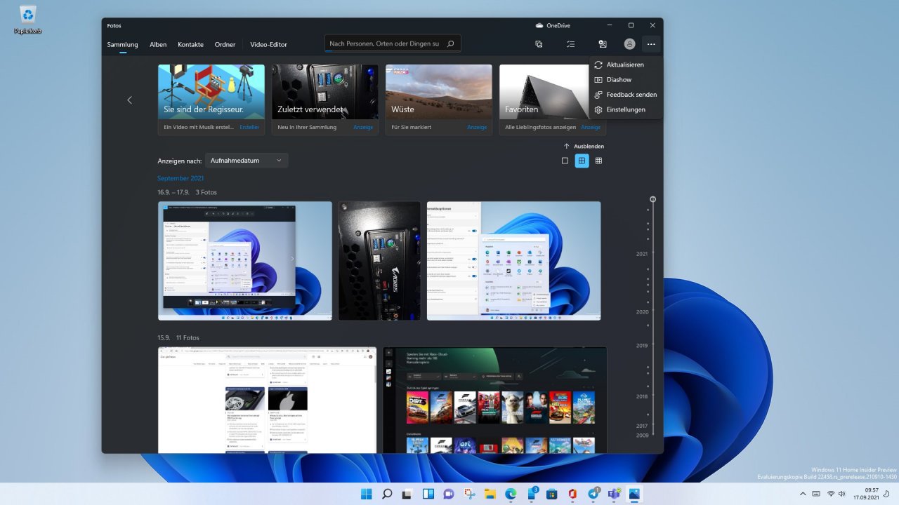 [17/09/2021] Microsoft Fotos App im Windows 11 Design
