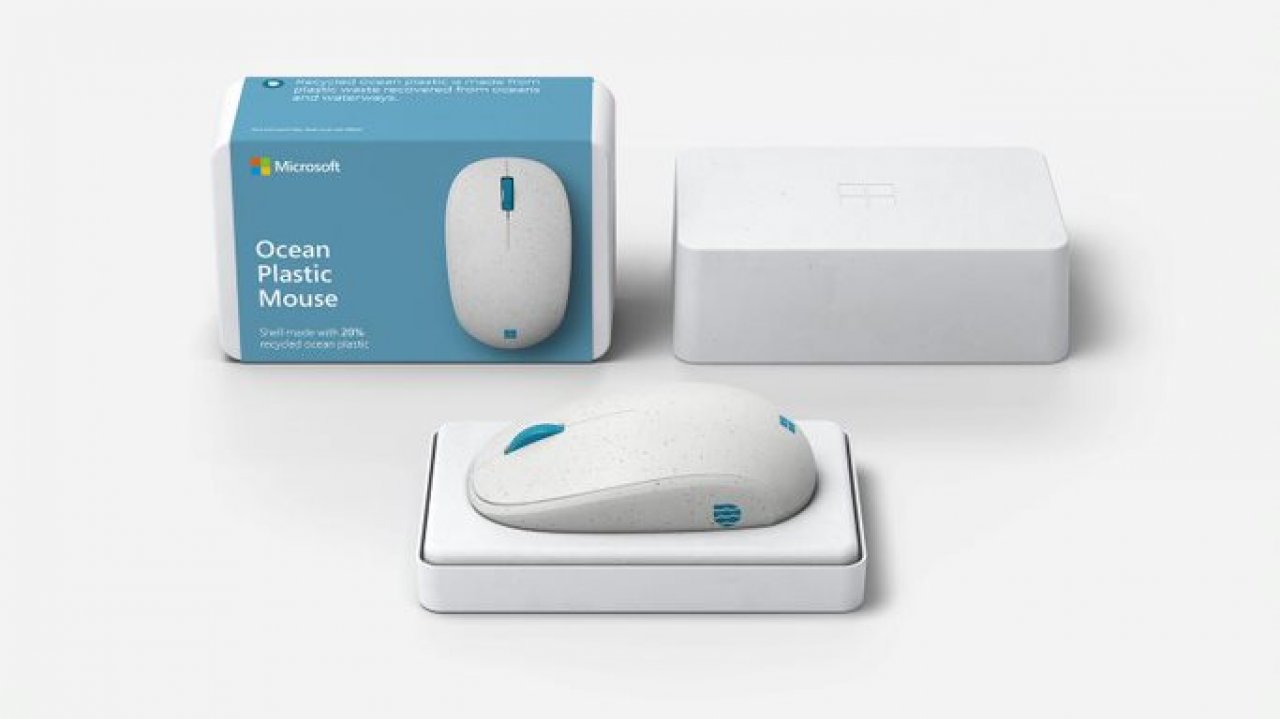 [23/09/2021] Microsoft Ocean Plastic Mouse Karton