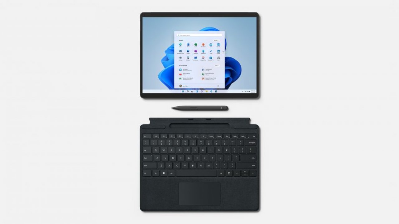[23/09/2021] Microsoft Surface Pro 8 mit optionalem Stift Surface Slim Pen 2 und Type Cover