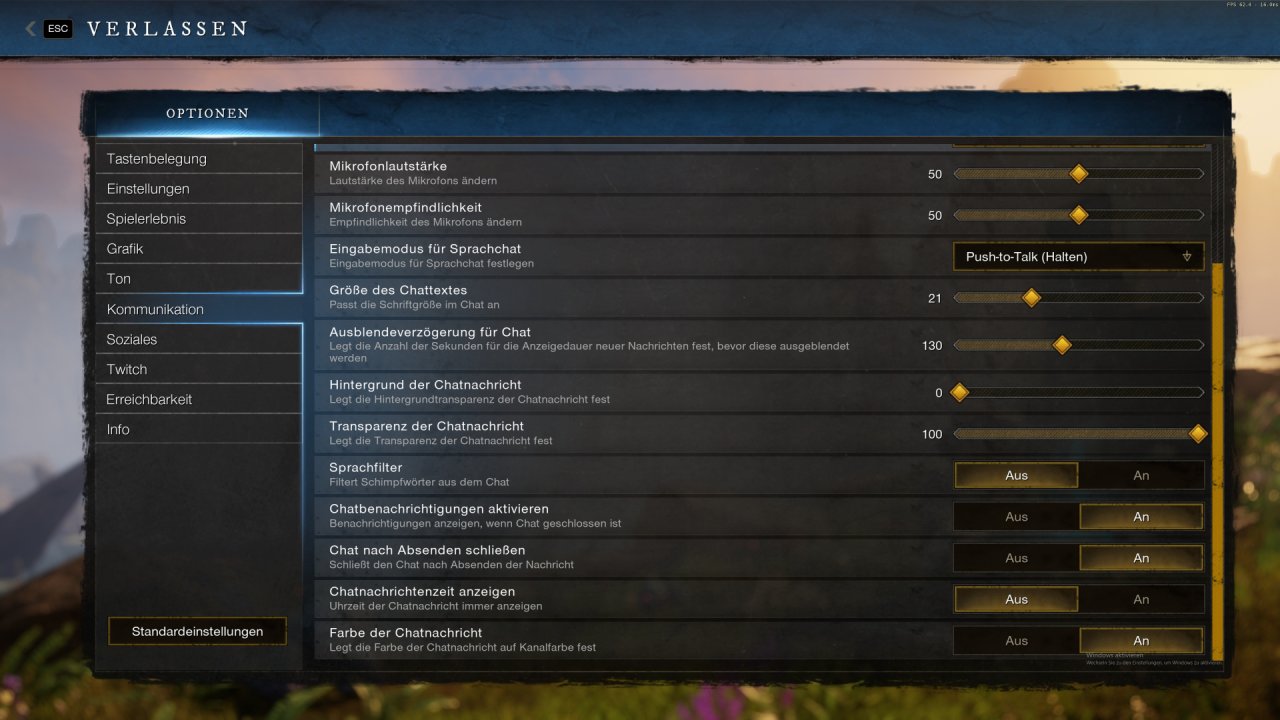 [29/09/2021] New World - Optionsmenü - Kommunikation (2)
