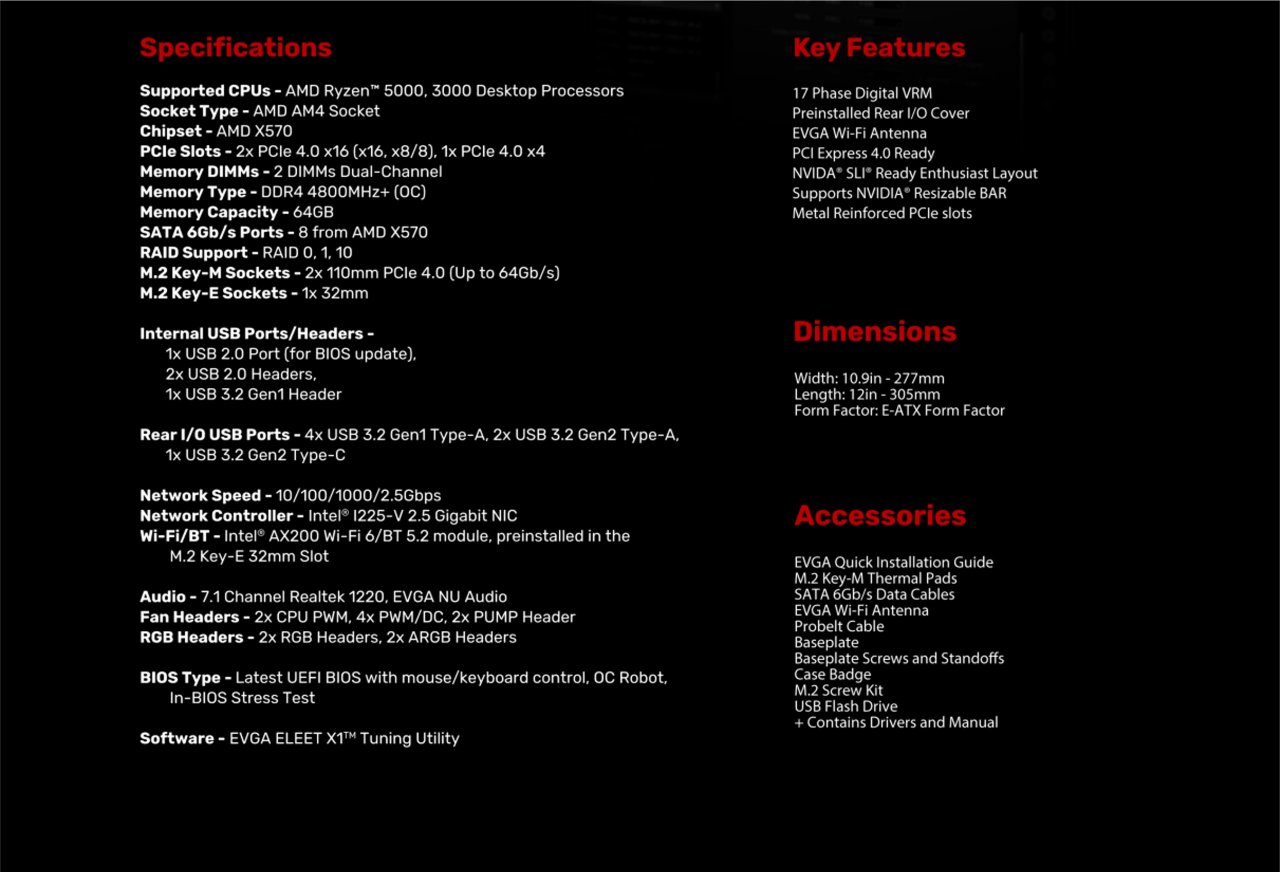 [22/09/2021] X570 Dark: EVGAs High-End-Mainboard für Ryzen offiziell vorgestellt (1)