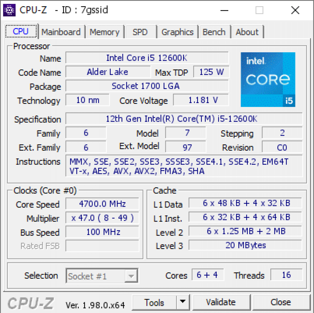 [26/10/2021] Intel Core i5-12600K: Angeblich 50 % mehr Leistung als Core i5-11600K (2)