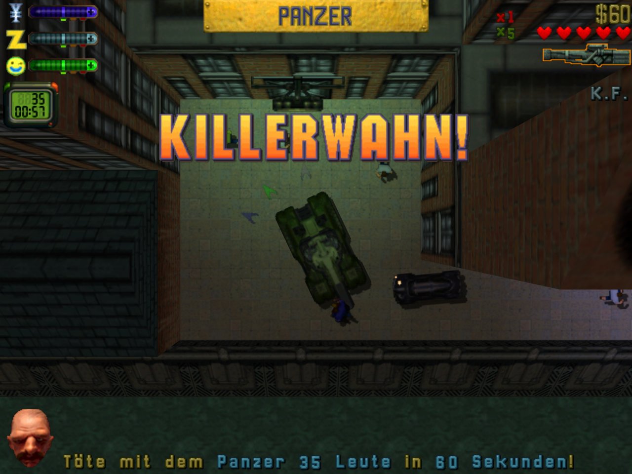 [11/10/2021] Killerwahn! GTA 2 war brutal. Im Pixel-Look gab es neben den Missionen auch Herausforderungen, Geheimnisse und Amokläufe. Für manche zu viel des Guten, auch wenn nur Sprite-Passanten und überzeichnete Satire.