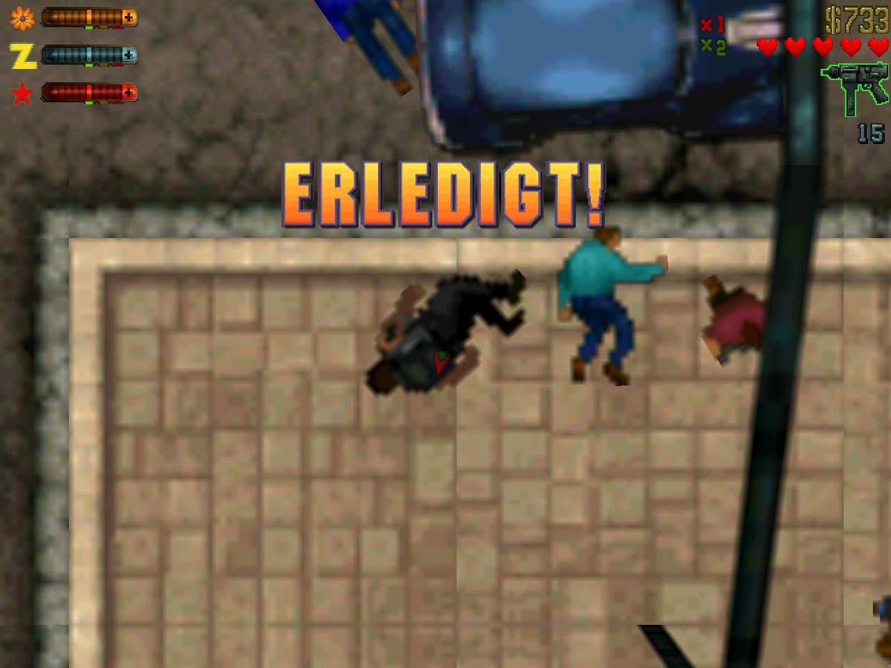 [11/10/2021] Auch wenn die Passanten zweidimensionale Sprites sind, die Spielwelt ist komplett dreidimensional.&nbsp;