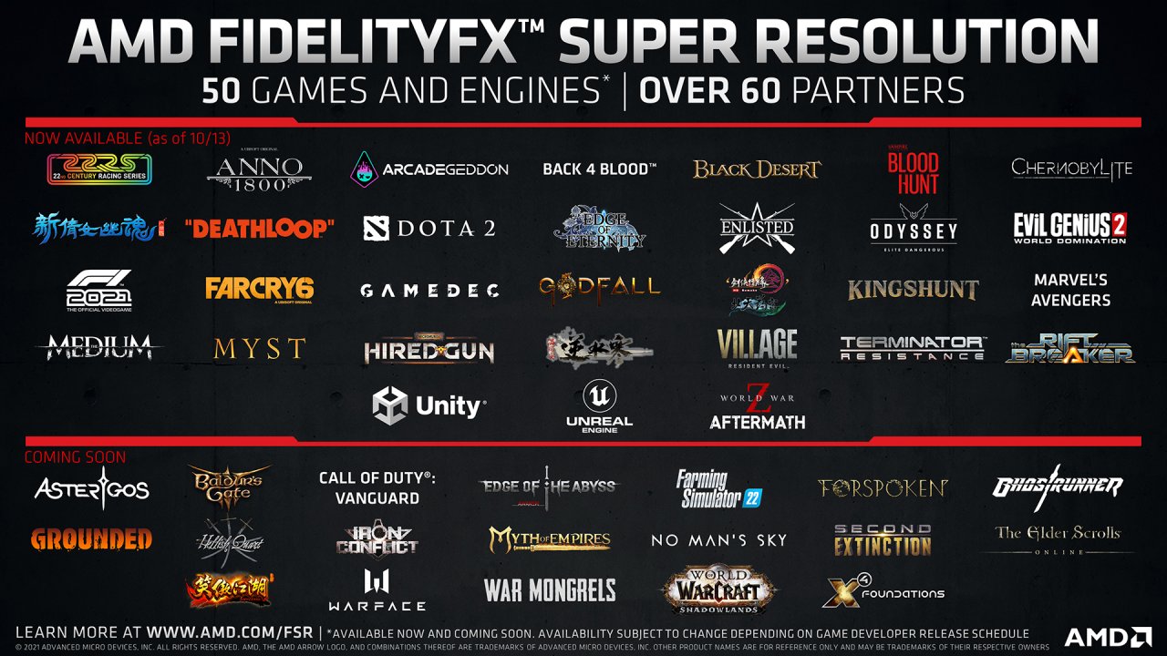 [16/10/2021] FidelityFX Super Resolution: AMD stellt sich der Qualitäts-Kritik